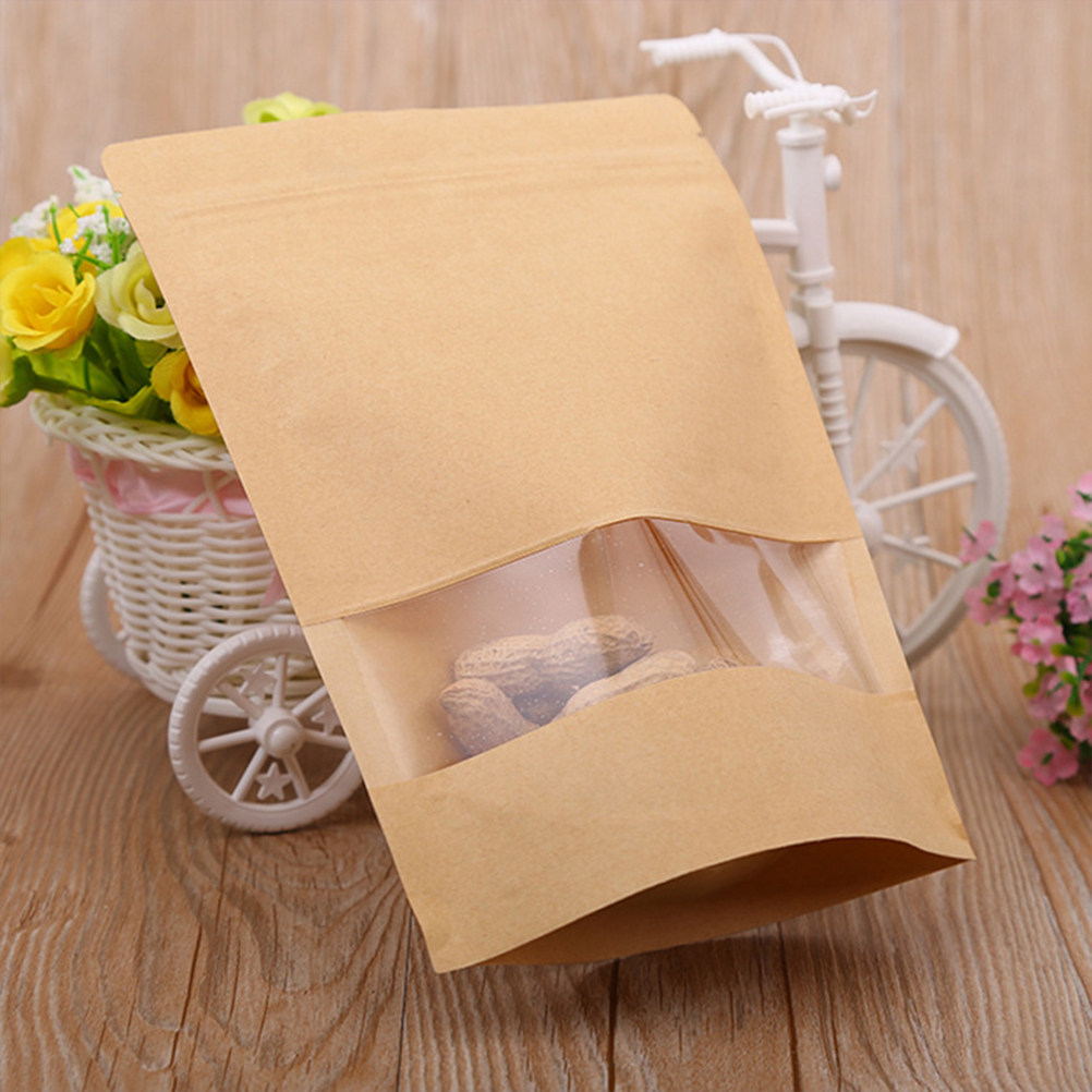 Food Snacks Packaging - 50 szt. torebek z papieru kraft
