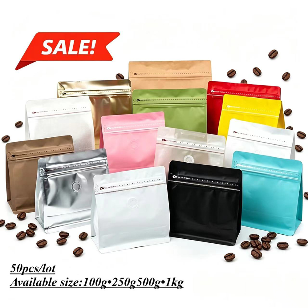 Food Snacks For School - 50szt Matowe czarne folie aluminiowe Mylar