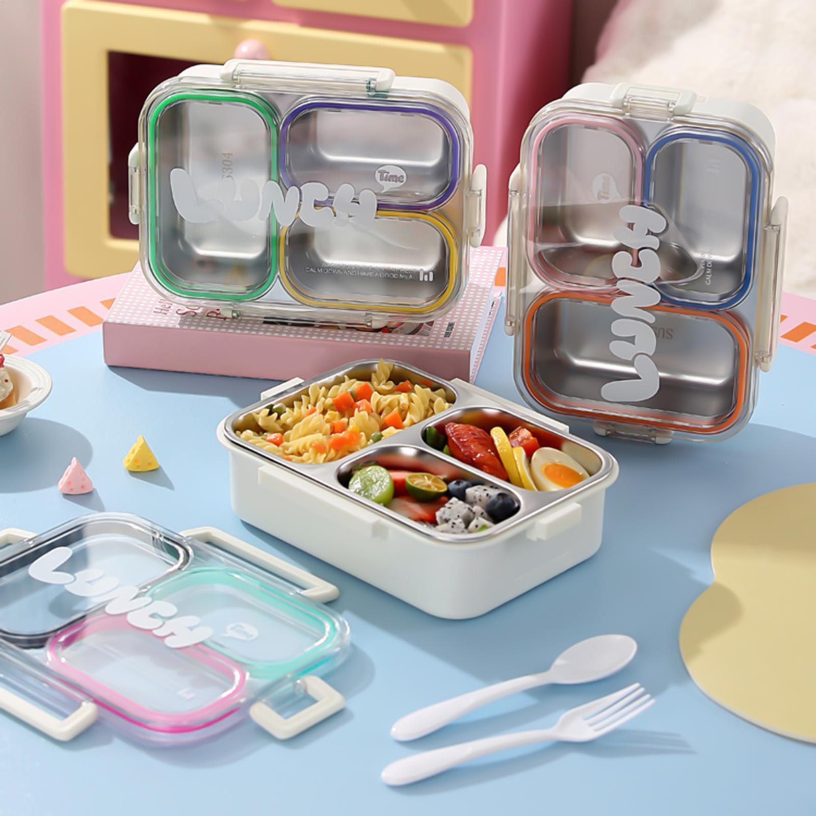 Food Snacks For School - Pojemnik na lunch ze stali nierdzewnej