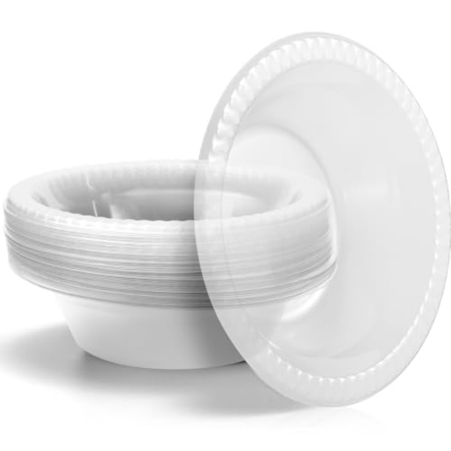 Food Packed Snacks - 30 sztuk jednorazowych plastikowych misek o