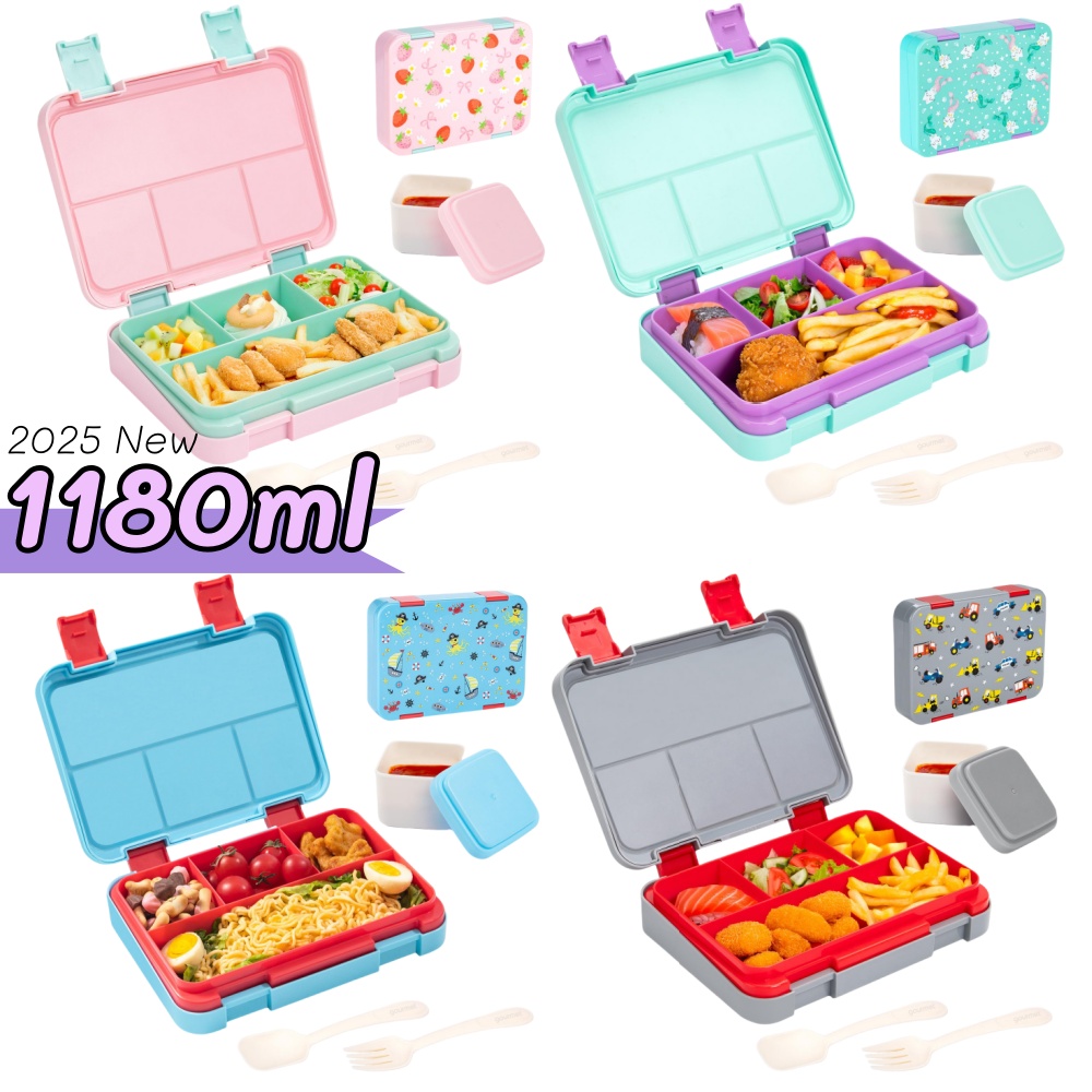 Food Snacks For School - Zestaw pojemników na lunch Bento 40oz