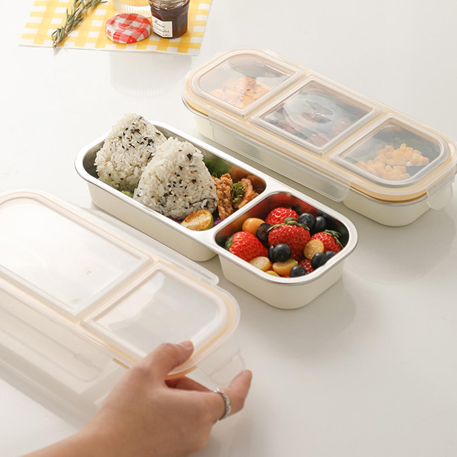 Food Snacks For School - Pojemnik na przekąski ze stali nierdzewnej,