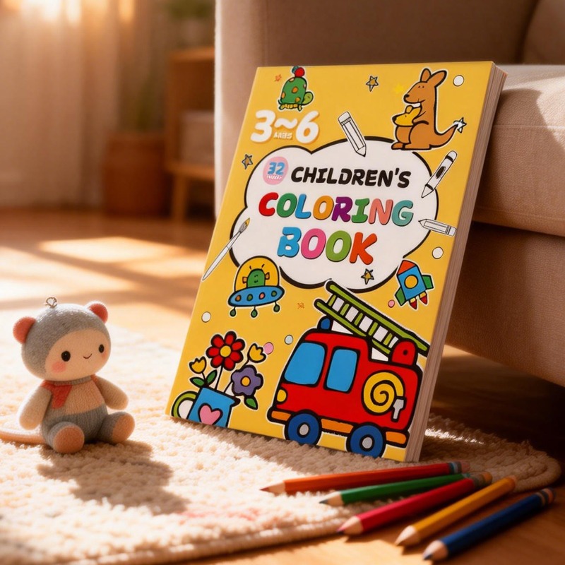 Food And Snacks Coloring Book Bold And Easy - Książeczka do rysowania dla dzieci, zawierająca