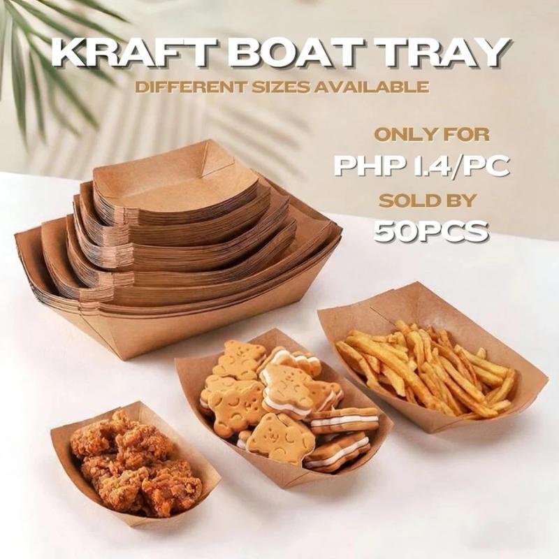 Tacki Kraft Boat, jednorazowe  – Food Packed Snacks recenzja i cena