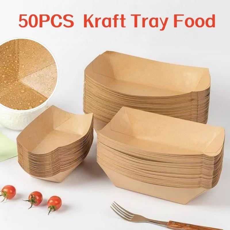 Tacki Kraft Boat, jednorazowe  – Food Packed Snacks recenzja i cena