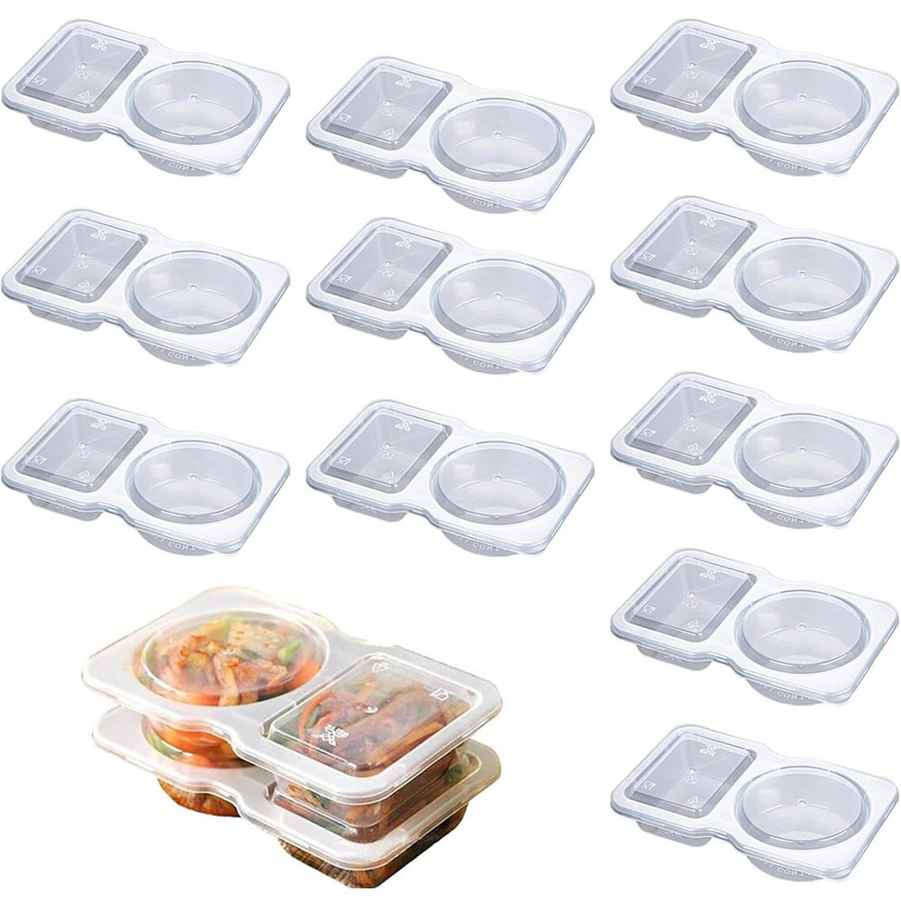 Dwukomorowe, jednorazowe, prze – Food Packed Snacks recenzja i cena
