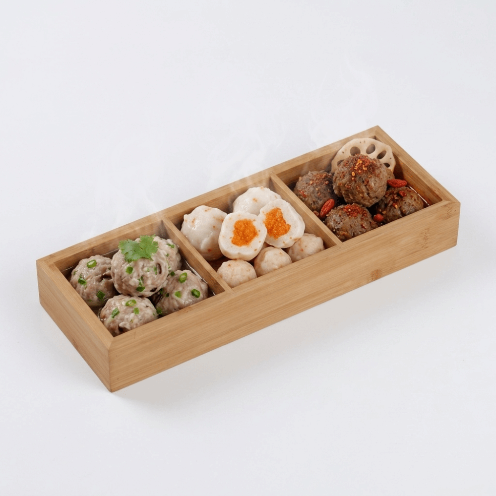 Taca bambusowa do serwowania,  – Food Snacks Options recenzja i cena
