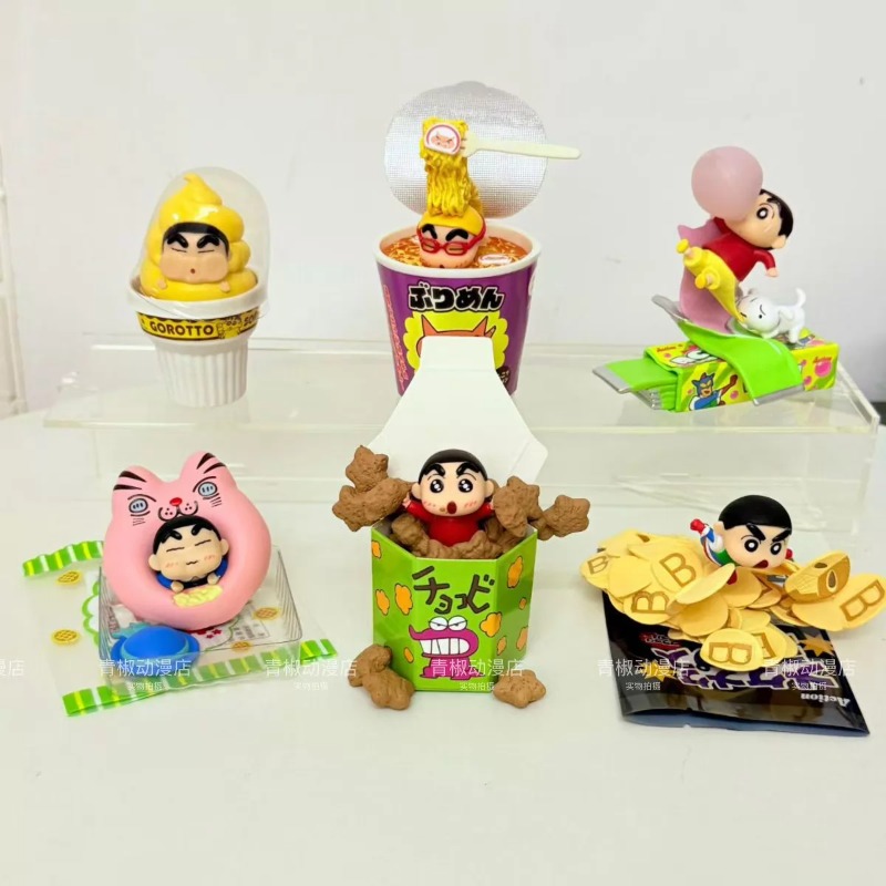 RE-MENT Crayon Shin-chan Gorot – Food Snacks Packaging recenzja i cena