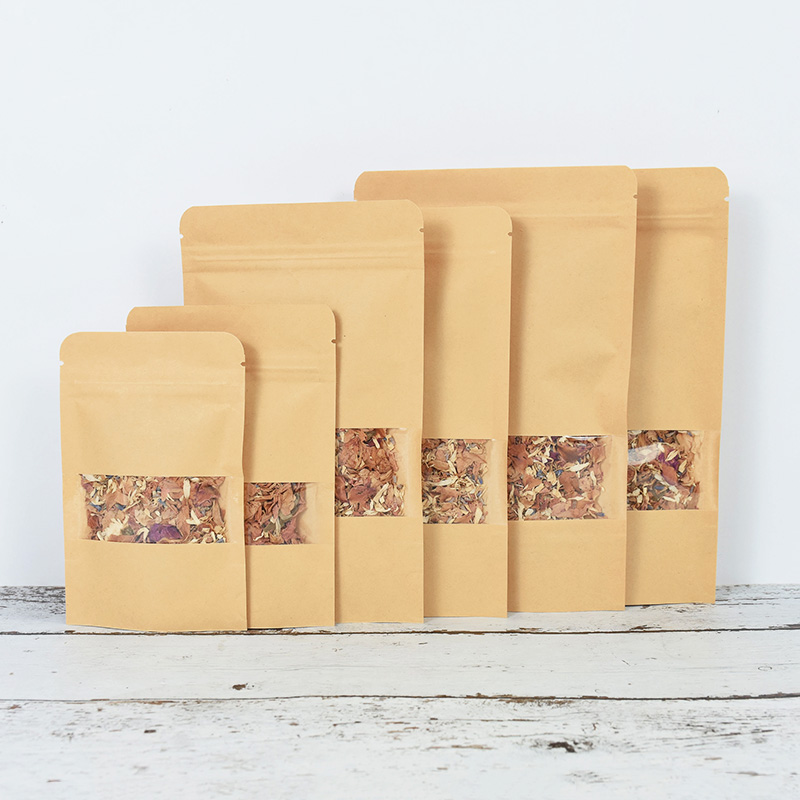 20/50szt Kraft Paper Zip Lock  – Food Snacks For School recenzja i cena