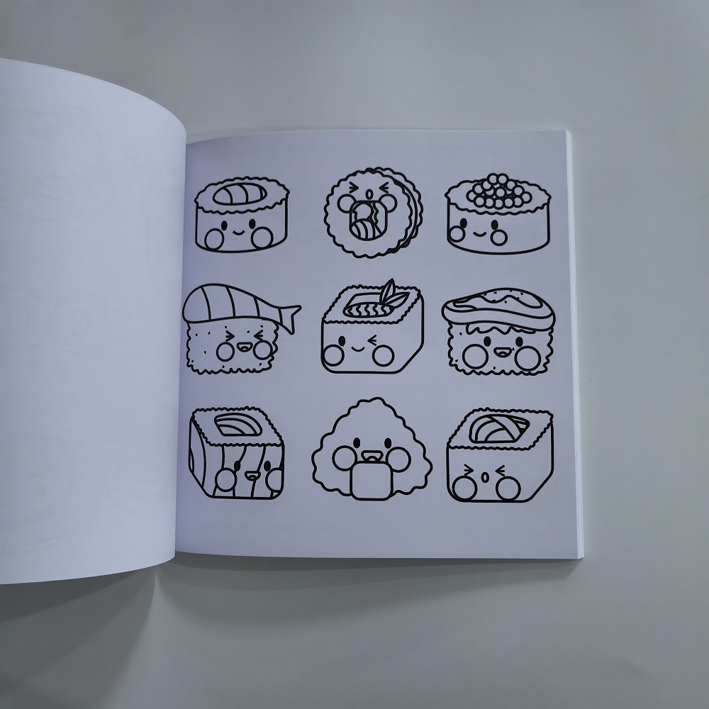 Książka do kolorowania dla dor – Food And Snacks Coloring Book Bold And Easy recenzja i cena