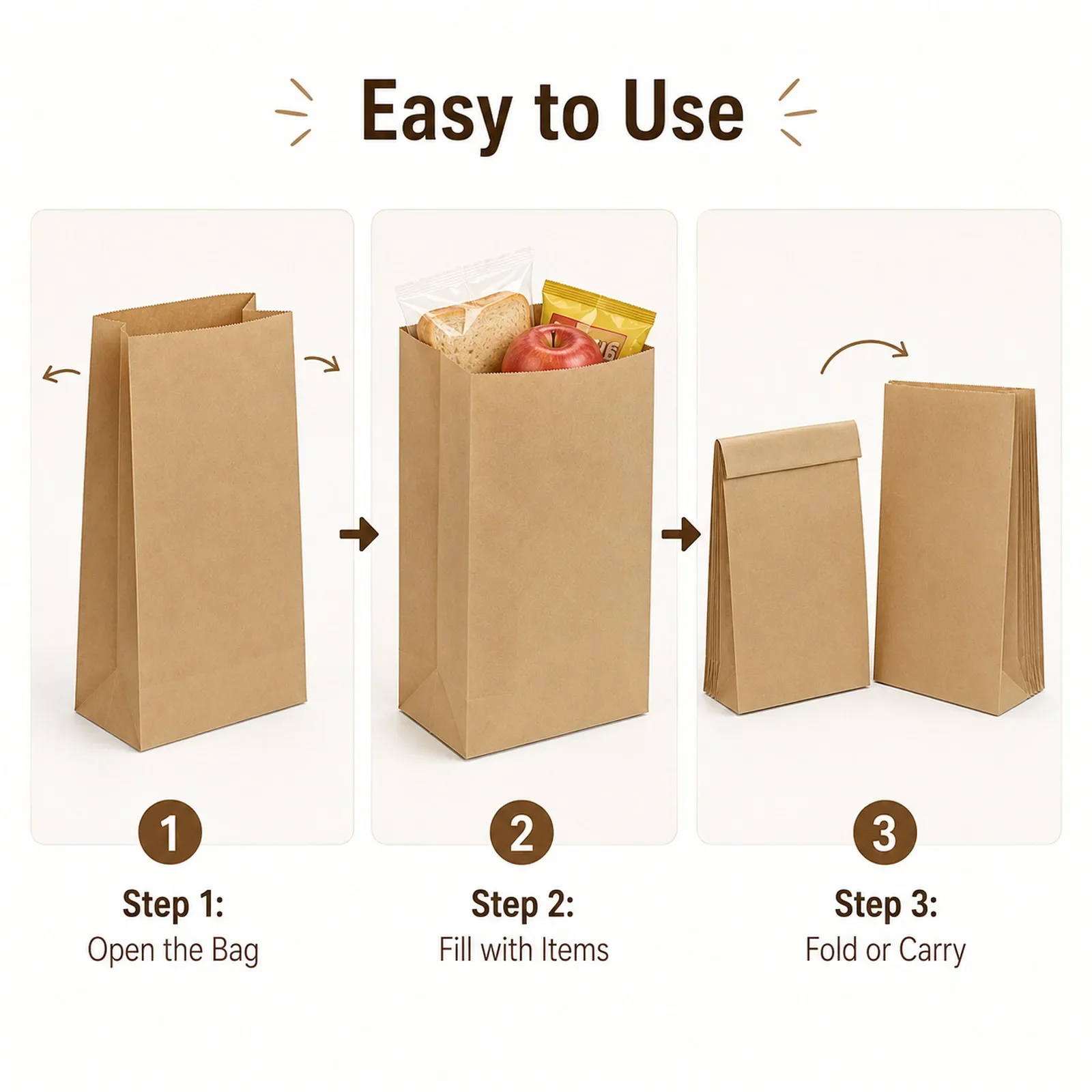 10-30 sztuk małych brązowych t – Food Snacks For School recenzja i cena